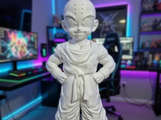 LIFE SIZE DRAGONBALL KRILLIN DISPLAY STATUE