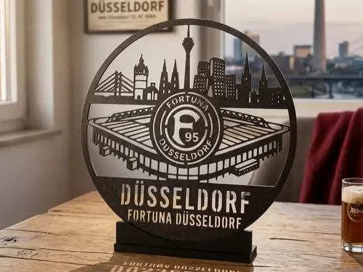 Düsseldorf & Fortuna F95 Stadion-Skyline