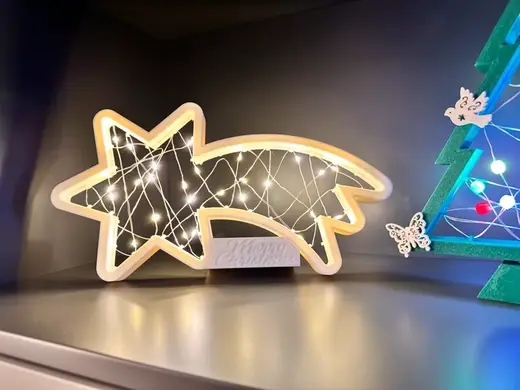 ☼ Christmas Comet with fairy light ☼