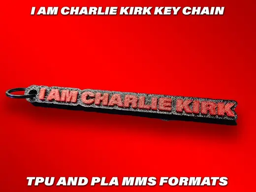 I am Charlie Kirk Key Chain