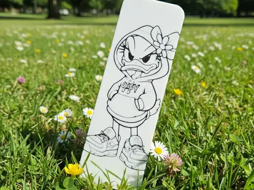 Daisy Duck Streetwear Bookmark: Urban Edition