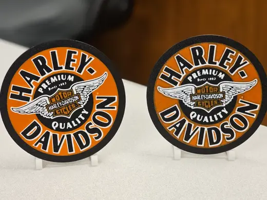 Vintage Logo Harley Davidson Coaster