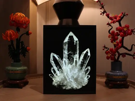 Hueforge Lamp - Clear Quartz Crystal