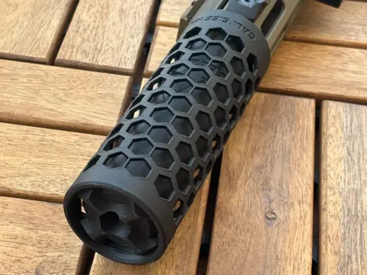 Supressor Airsoft 48x130 mm HoneyComb M14x1 CCW
