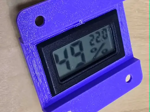 Hygrometer Moisture Meter Mount For Container