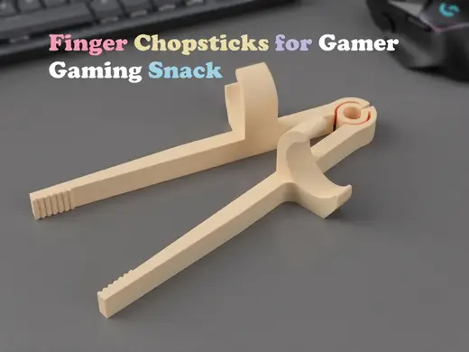 Finger Chopsticks for Gamer Gaming Snack