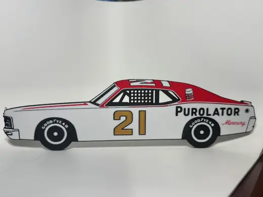 Wood Brothers Purolator #21 NASCAR Sign (4 Colors)
