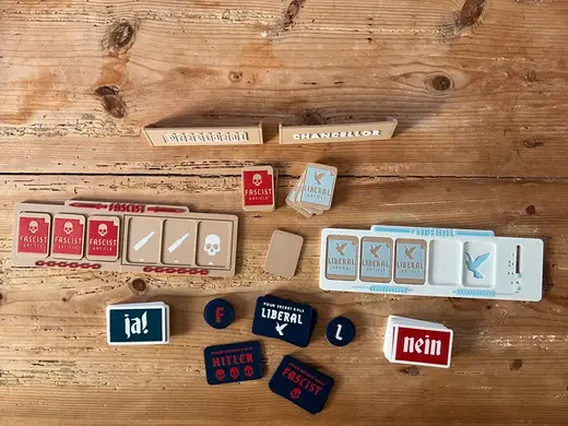 Secret Hitler - Board Game - with Colours