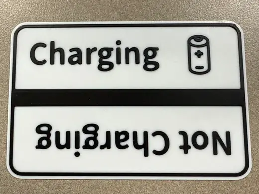 Charging / Not Charging Sign