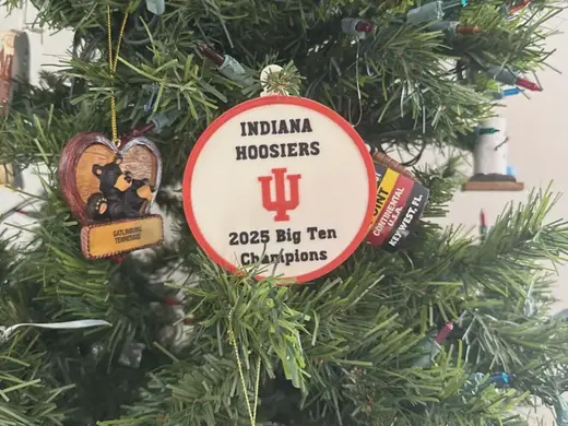 IUFootBallBigTenChampionOrnament