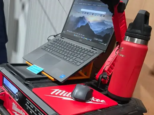 Milwaukee packout laptop stand