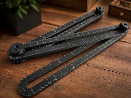 Angle Template Ruler & Hole Marker/Center Finder