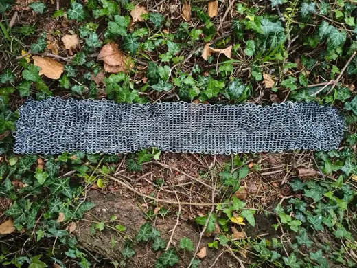 medieval chainmail 85 cm long, 20 cm wide