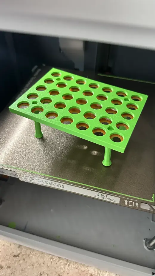 Frag Rack with TPU Inset - Medium Size 35 Holes