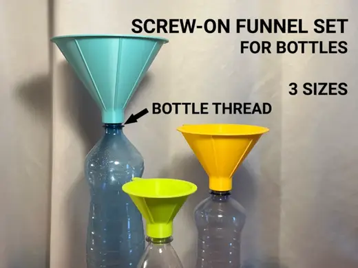 Screw-On Funnel Set for Bottles