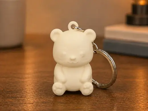 Cute Bear Keychain – Teddy Bear 3D Print Model