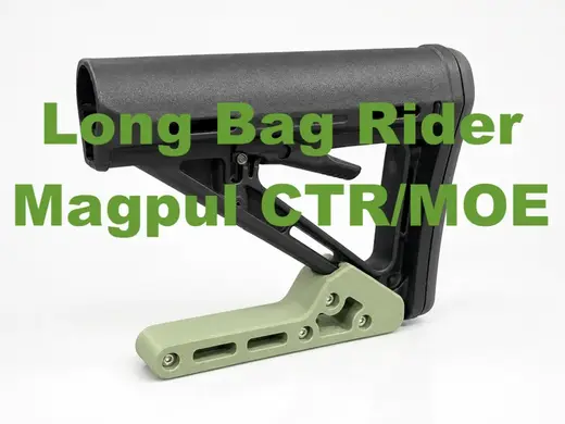 Long Bag Rider for Magpul MOE or CTR stock
