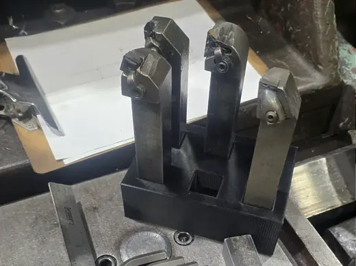 Lathe 1" Insert Cutter Holder 6 Slot