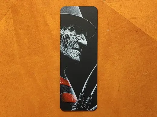 Freddy Krueger Bookmark - Hueforge