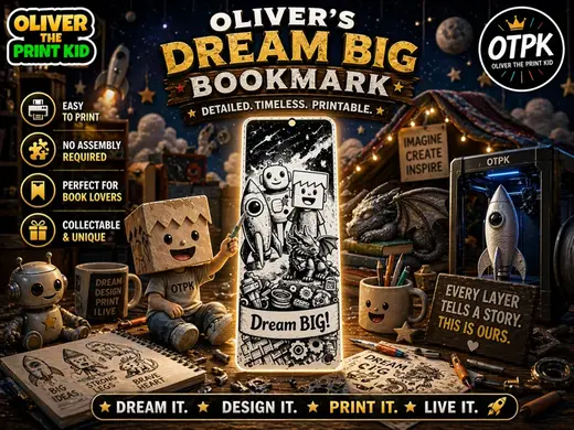 Dream Big Bookmark