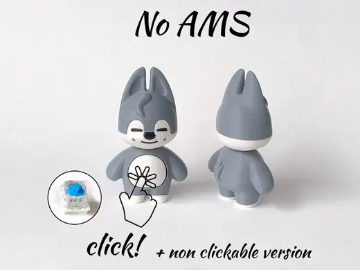 SKZOO Stray Kids Wolf Chan Clicker