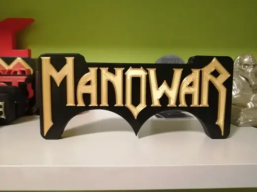 heavy metal band rock logo manowar