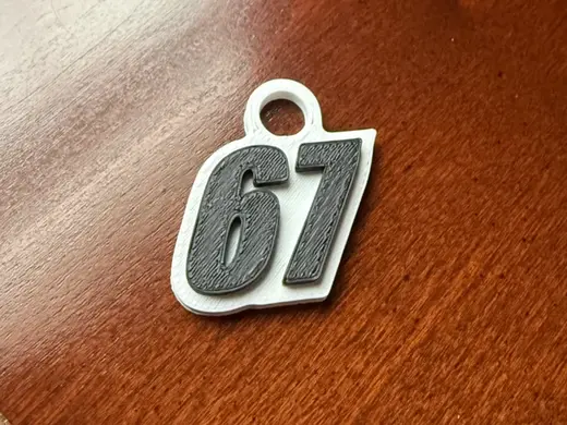 67 Keychain or book bag bling for a bookbag zipper