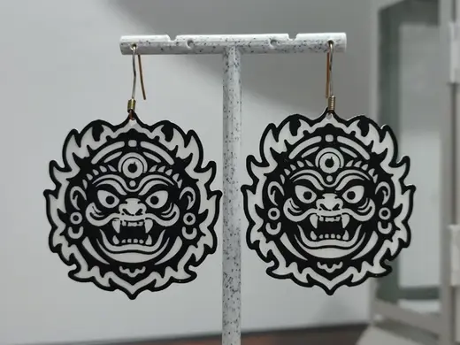 Aretes Furia de Oni