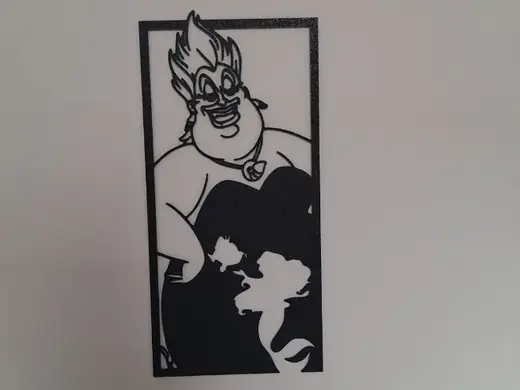 Sea Witch & Mermaid – Disney Silhouette Duel