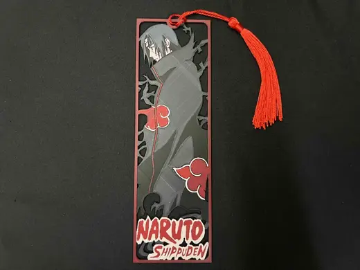 Itachi Uchiha, Naruto, Framed Cutout Bookmark