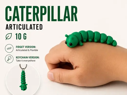 Flexi Baby Caterpillar - Articulated (10 grams)