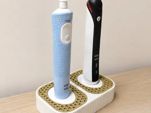Soporte doble con base de carga para Cepillo OralB