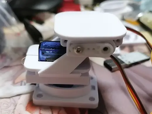 SG90舵机2向云台改良版(SG90 Servo 2-axis Gimbal)