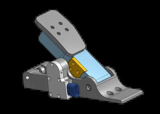 Sim Gokart Vesc Throttle pedal