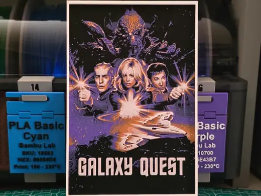 Galaxy Quest Movie Poster - Hueforge Art