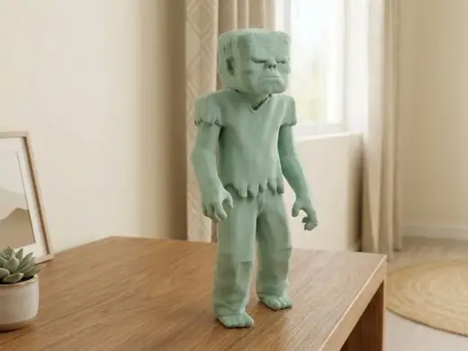 A zombie character from the movie Minecraft