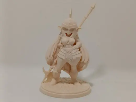 supportless goblin hallebard girl