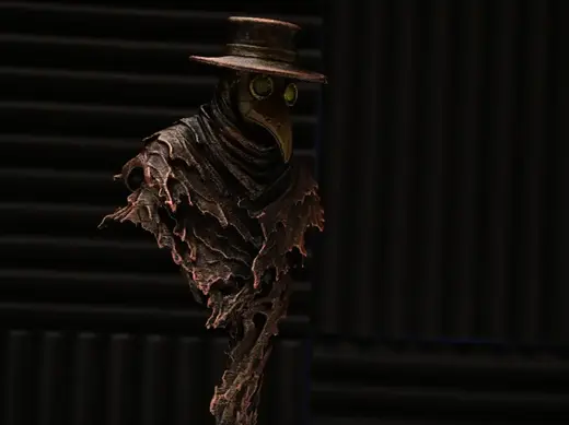 Plague Doctor Floating Statue