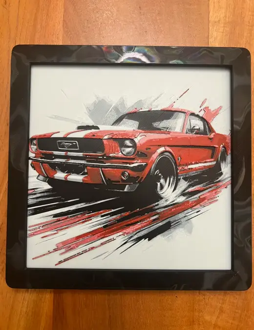 Classic Red Mustang