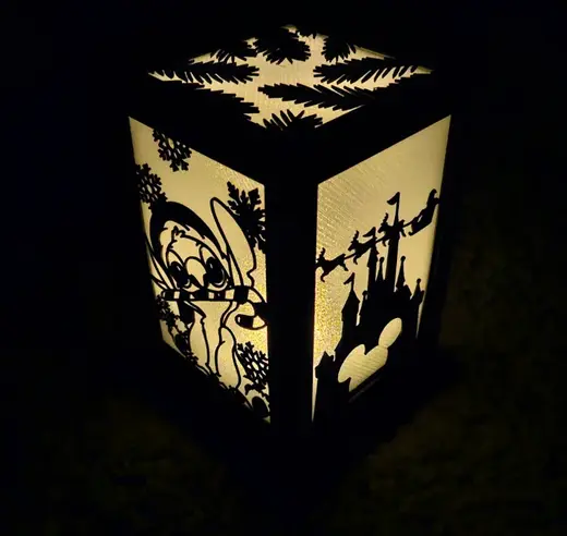Modular Lantern - Disney Christmas Panels