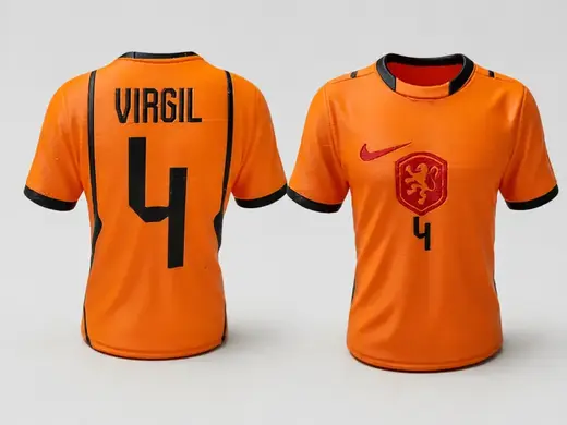 Netherlands Jersey – Van Dijk #4