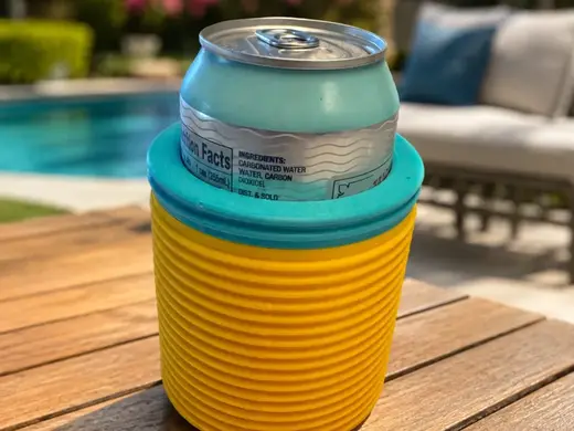 Freezable Can Cooler, Drink Koozie, Freeze Koozie