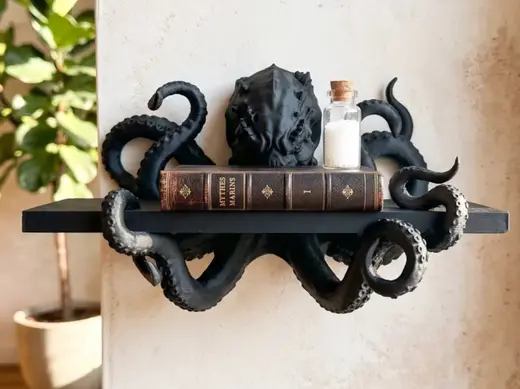Kraken Tentacle Sea Monster Wall Shelf