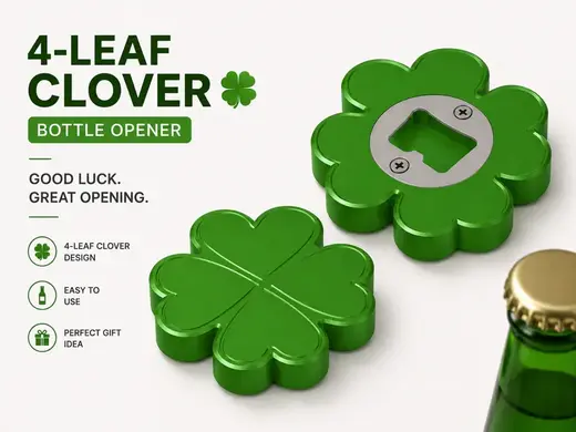 4-Leaf Clover Bottle Opener