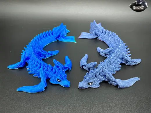 Sea Dragon - Articulated - Print in Place - Flexi