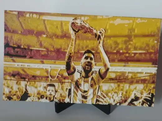 Messi world cup mini cuadro\hueforge