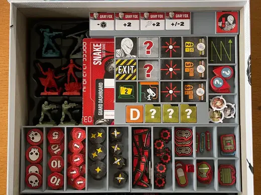 Metal Gear Solid the board game inserts