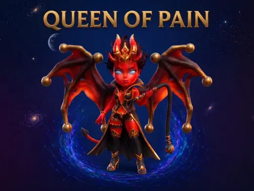 DOTA 2 QUEEN OF PAIN ARCANA CHIBI STYLE