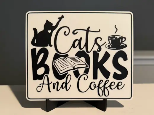 CATS, BOOKS, AND COFFEE