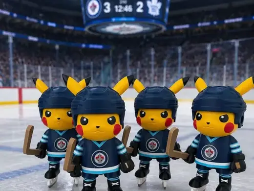 Hockey Pikachu - Winnipeg Jets